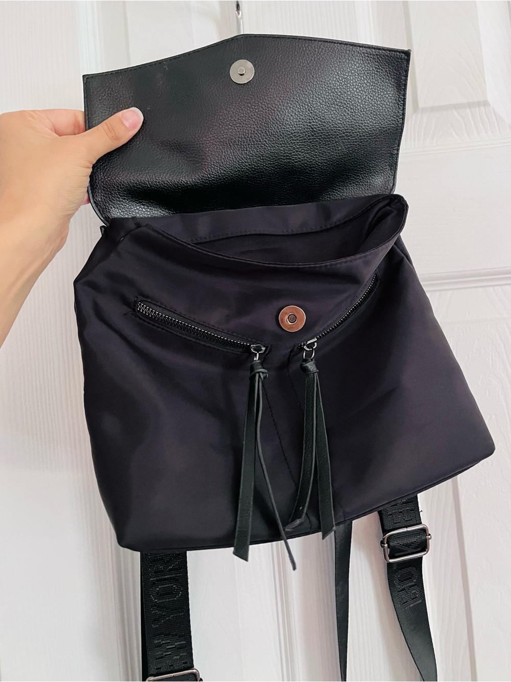 Botkier New York Trigger Mini Backpack in Black - Picture 3 of 8